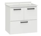 Gabinete de Banheiro Aço Isis 60cm Branco Cozimax