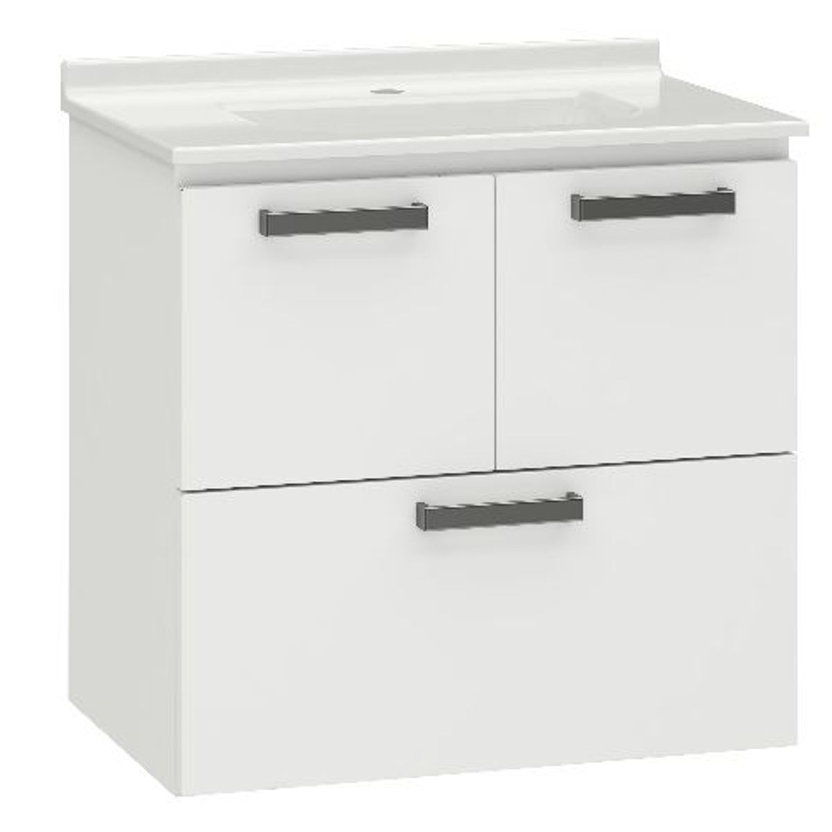 Gabinete de Banheiro Aço Isis 60cm Branco Cozimax, marca Cozimax - Foto Principal