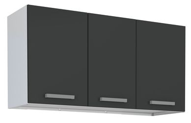 Armrio Areo Ao para Gabinete 120 Eros Flat Preto Semi Brilho Montado Cozimax