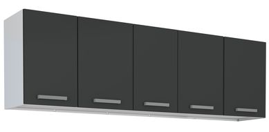 Armrio Areo Ao para Gabinete 200 Eros Flat Preto Semi Brilho Montado Cozimax