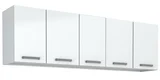 Armário Aéreo Aço para Gabinete 200 Eros Flat Branco Montado Cozimax