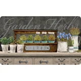Capacho Borracha Garden Herb 45X75 Cm