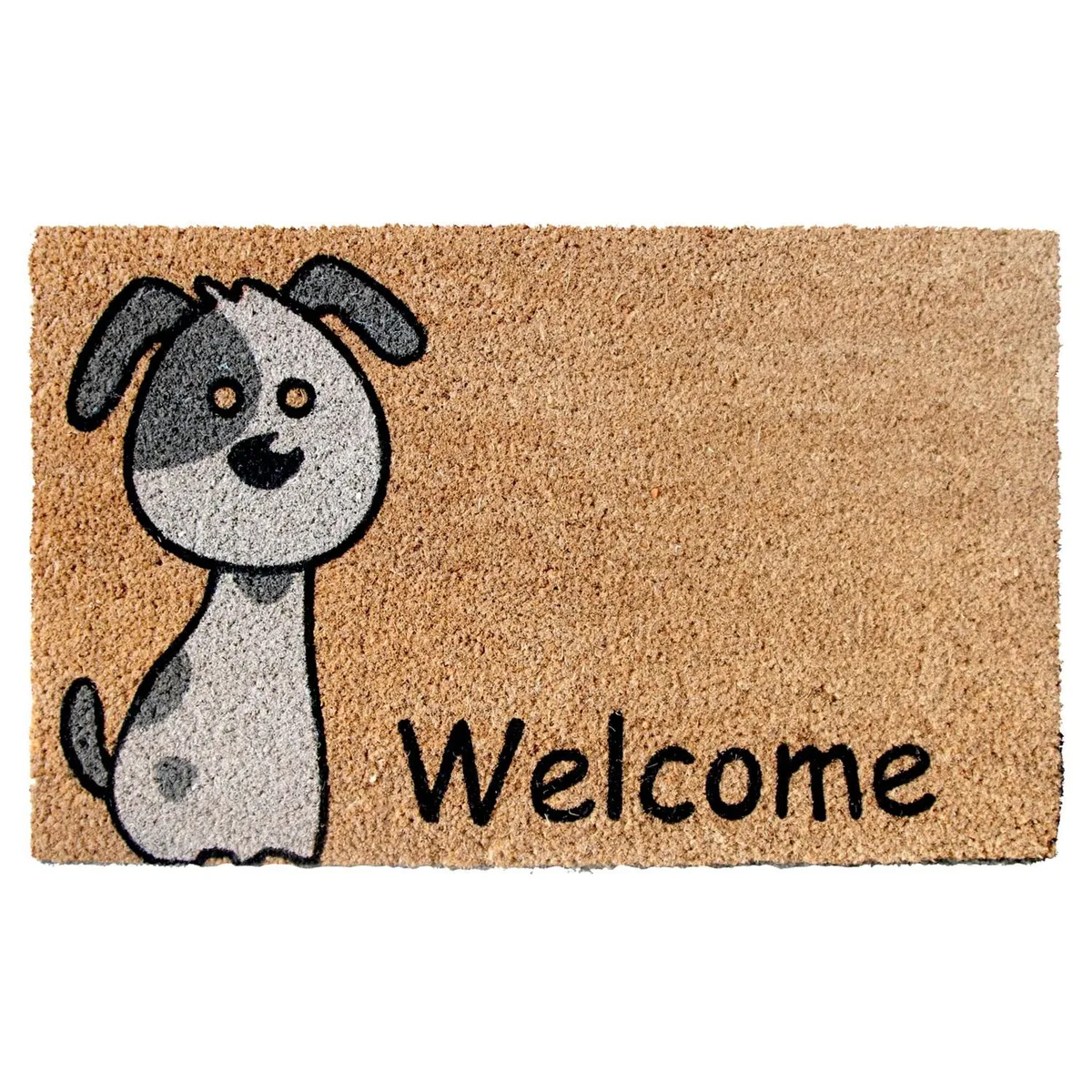 Capacho Fibra de Coco Welcome Dog 45x75, marca Just Home Collection - Foto Principal