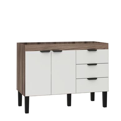 Gabinete Madeira  Flamingo 1441Mm Tamarindo/Branco Montado (Pia 150) Cozimax