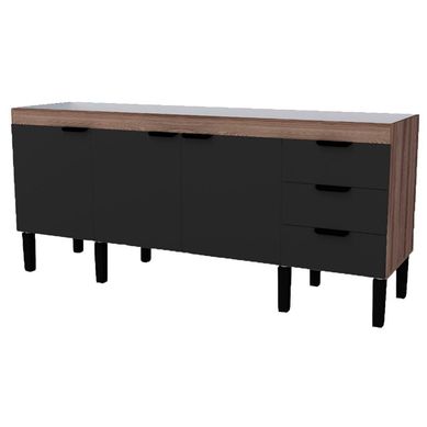 Gabinete Madeira  Flamingo 1941Mm Tamarindo/Preti Montado (Pia 200) Cozimax