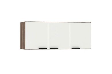 Armario Aereo Madeira Tamarindo/Branco Montado 120 Cozimax