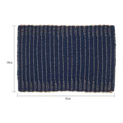 Jogo Americano Tecido Azul Just Home Collection