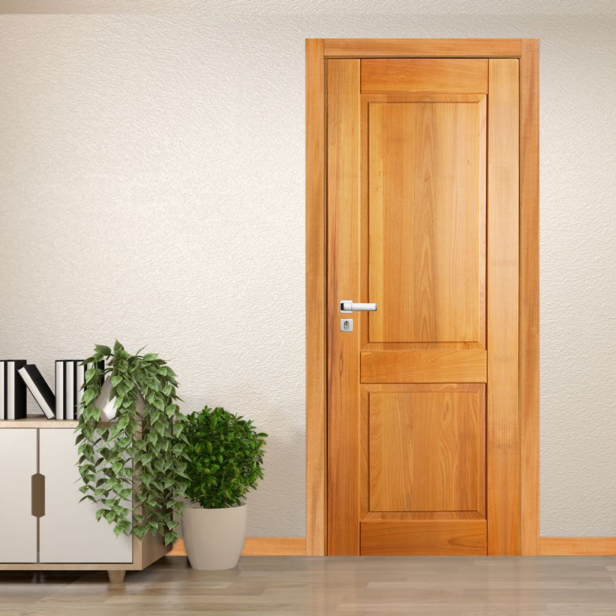 Folha de Porta Madeira Macica Tauari Natural 210x92x3,5cm Zoan, marca Mapaf - Foto 2