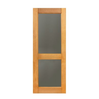 Folha de Porta Madeira Macica Tauari Natural 210x70x3,5cm Zurique Wood Glass