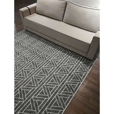 Tapete Veludo Carter GEO 02 133x190 mm Cinza