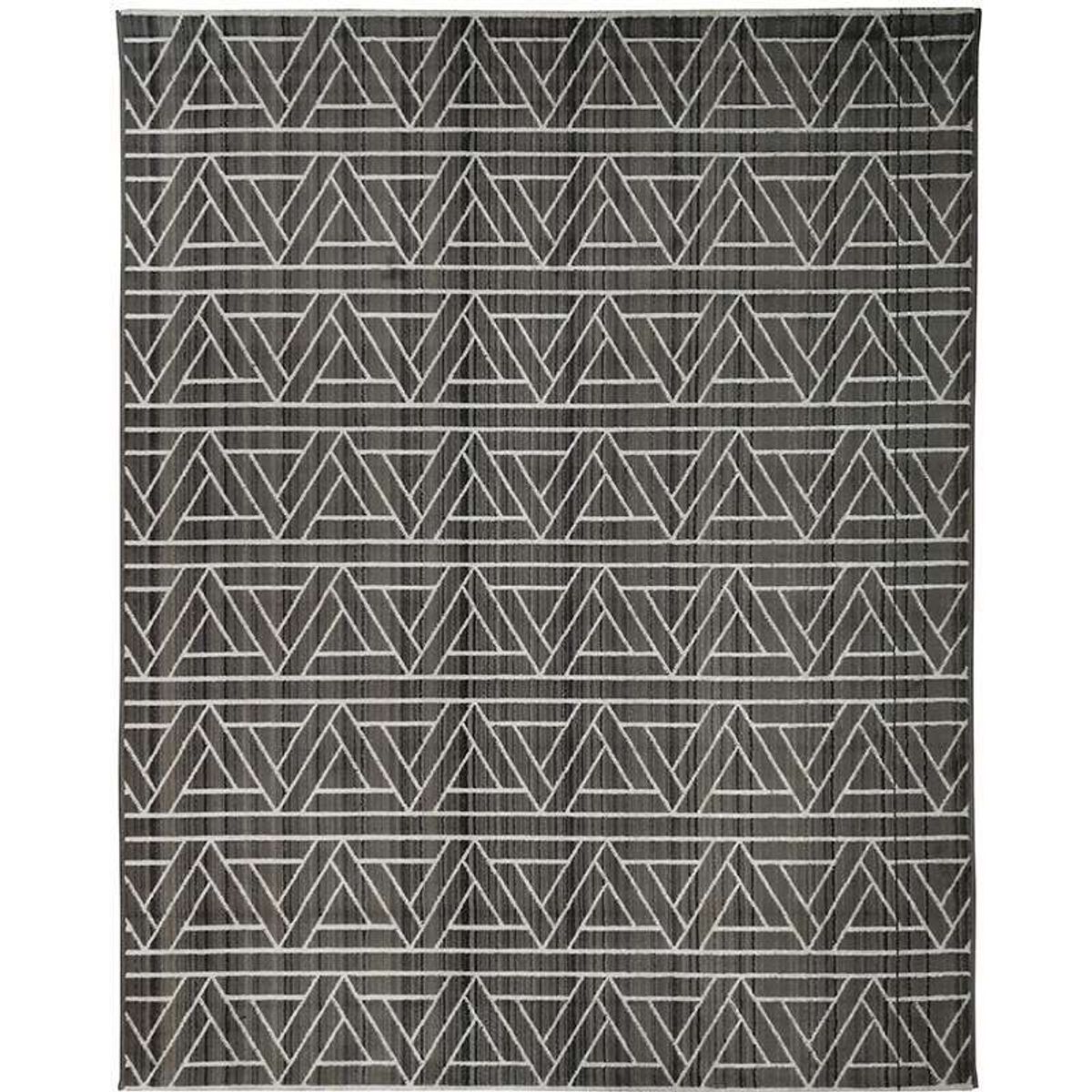 Tapete Veludo Carter GEO 02 133x190 mm Cinza, marca Edantex - Foto 2