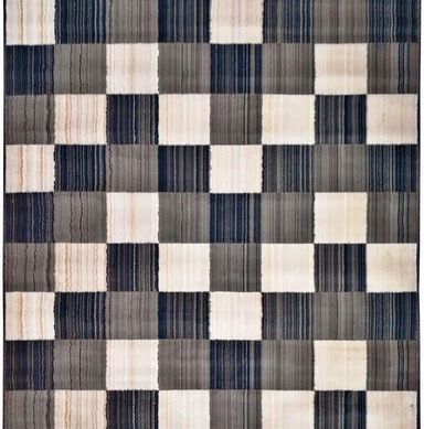 Tapete Veludo Carter GEO 03 133x190 mm Cinza