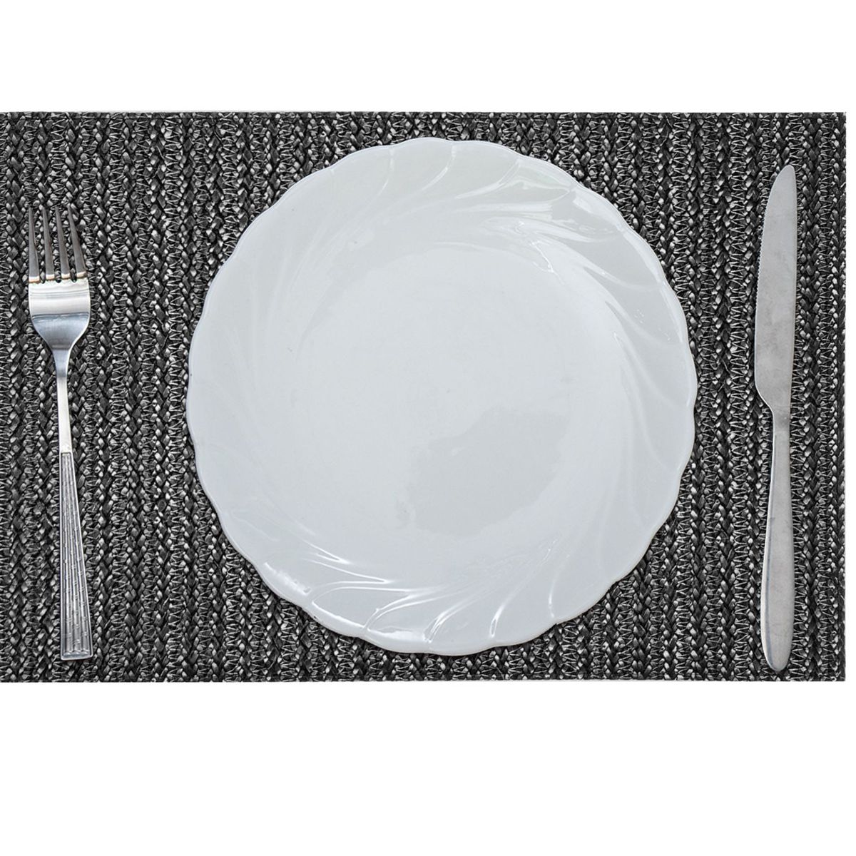 Jogo Americano Courino, Preto, ., marca Just Home Collection - Foto 2