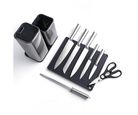 Set 9Pcs Faca Aco Inox