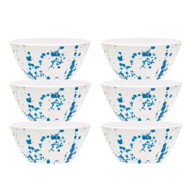 Kit com 6 Bowls Melamina Graphic Work Just Home Collection