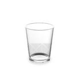 Copo de Acrilico 10 cm Transparente Just Home Collection