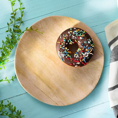 Prato de Entrada 21,6cm Teal Graphic Work Just Home Collection