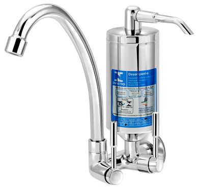 Conjunto Filtro Abs com Torneira Parede com Arejador Articulado C31