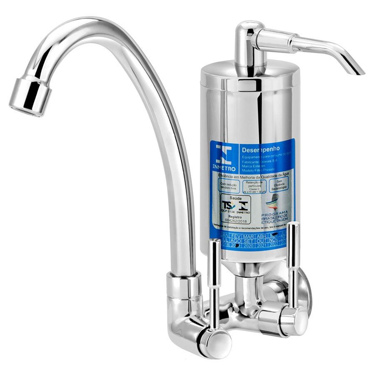Conjunto Filtro Abs com Torneira Parede com Arejador Articulado C31, marca Sensi Dacqua - Foto Principal