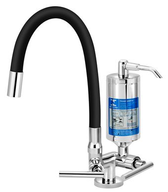 Filtro com Torneira Mesa Flexvel Preta C61