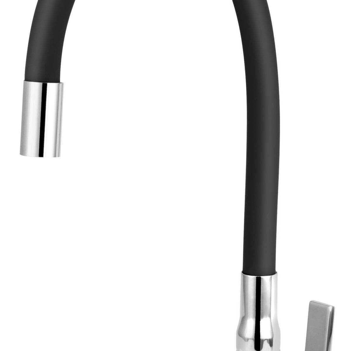 Torneira Cozinha Mesa Bica Flexível Preta C62, marca Sensi Dacqua - Foto Principal