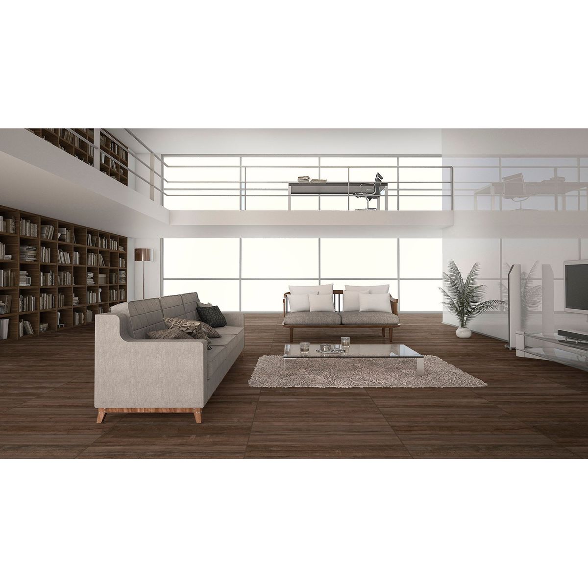 Porcelanato Jatoba Deck 73X73 Retificado Delta Caixa 2.13M2 DELTA, marca Delta - Foto Principal