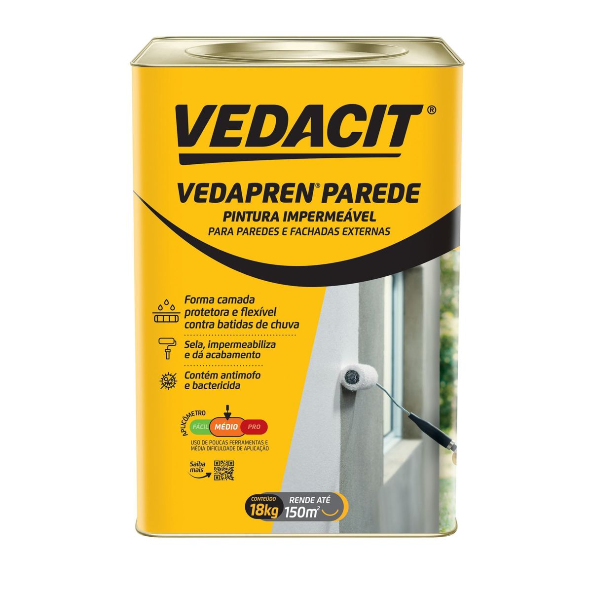 Vedapren Parede Lt 18kg Vedacit, marca Vedacit - Foto Principal