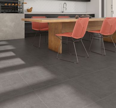 Piso Rt90087 Cinza Mate 56x56cm Caixa 2,27m Incopisos