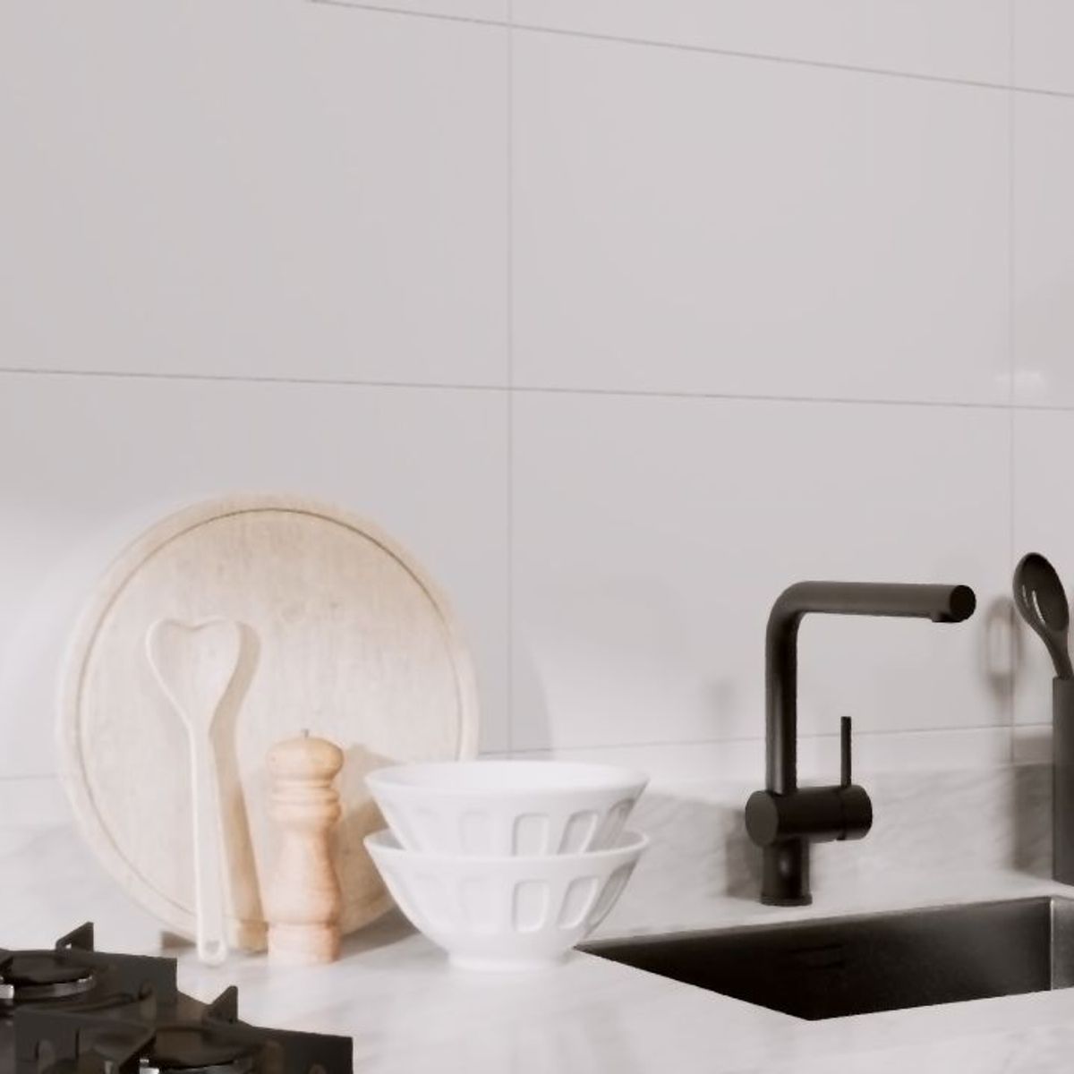 Revestimento Rt40065 Branco 31x56cm Caixa 2,33m², marca Bellacer - Foto 2