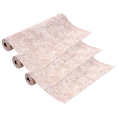 Kit com 3 Papeis de Parede Castellani JY11707 53x1000 cm Bege
