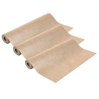 Kit com 3 Papeis de Parede Castellani JY12204 53x1000 cm Areia
