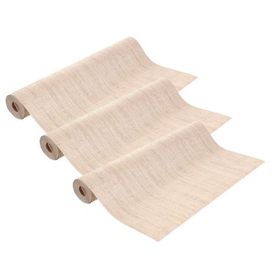 Kit com 3 Papeis de Parede Castellani JY12301 53x1000 cm Cinza