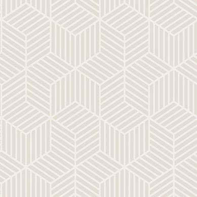 Papel de Parede Cubic CU87416 53x1000cm Bege Wiler K