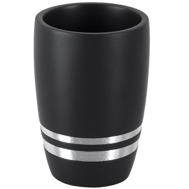 Porta Escova Resina Philosophy Preto Just Home Collection