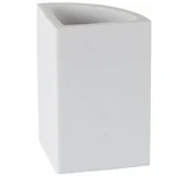 Porta Objetos de Banheiro em Resina Brisk Branco Just Home Collection