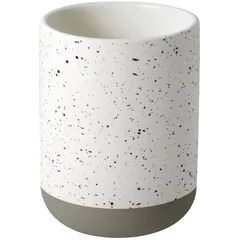 Porta Objetos Banheiro Ceramica Shannon Cinza Just Home Collection