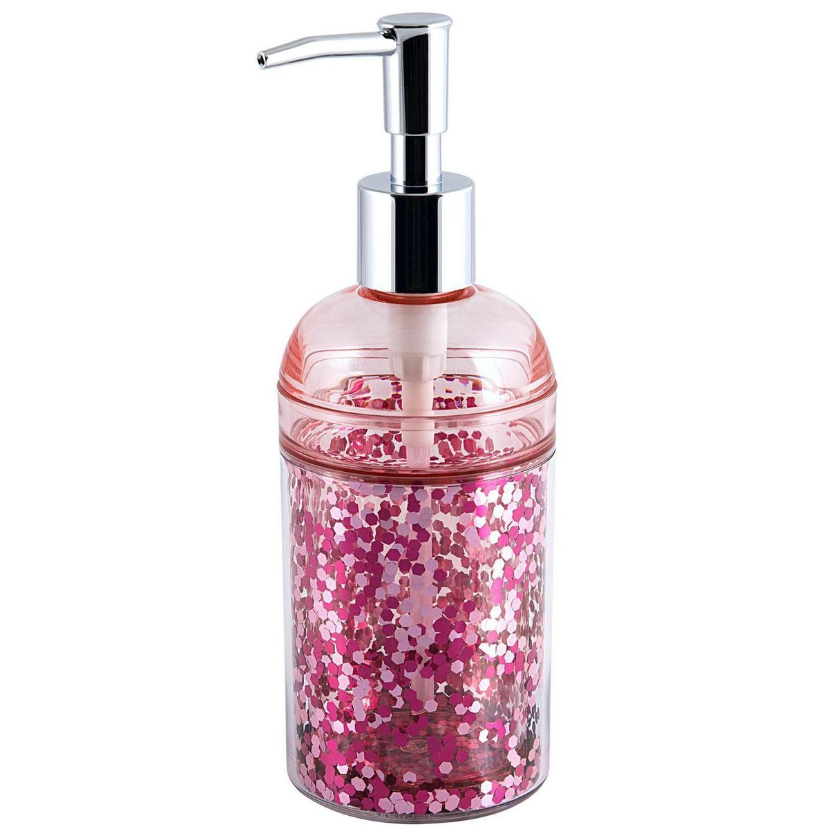 Porta Sabonete Líquido em Plástico Glitter Just Home Collection, marca Just Home Collection - Foto Principal