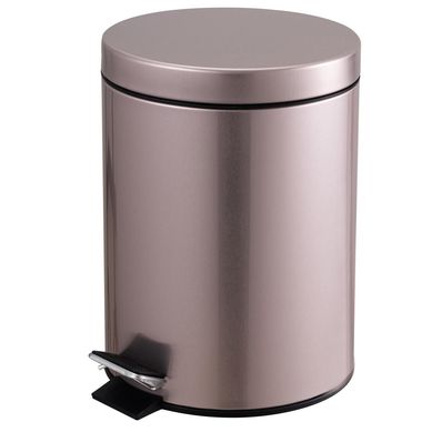 Lixeira Metalica 5L Rosa