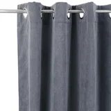Cortina Veludo Linhas Verticais Just Home Collection