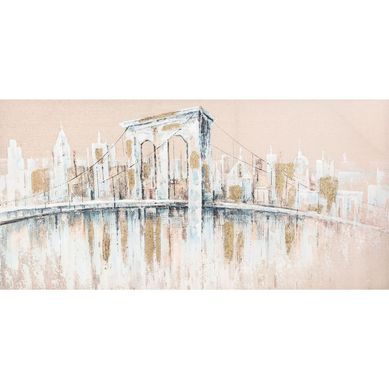 Tela Cidade Em Oleo Ii Colorida