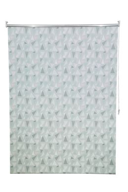 Cortina Rolo Estampada Cinza 160x165cm Just Home Collection