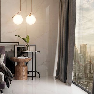 Porcelanato Solene White Polido 120x120 Retificado Caixa 1,44m Portinari