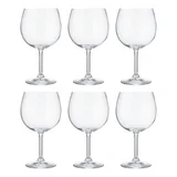 Kit com 6 Taças para Degustação de Gin Cristal Ecológico Lyor Crystal Bohemia 600ml Coliseu