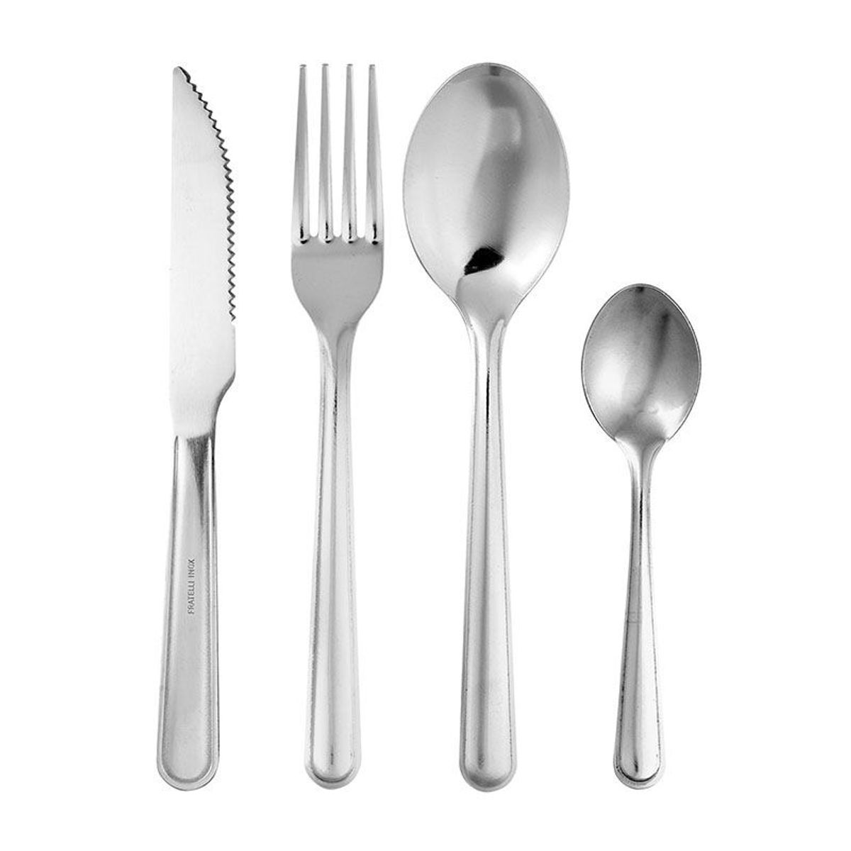 Conjunto de Talheres Fratelli Inox Asda Premium 24 peças Inox, marca Fratelli - Foto Principal