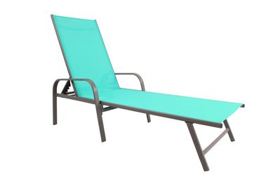Espreguiadeira Manhatan Metal 103x61,5cm Azul Just Home Collection