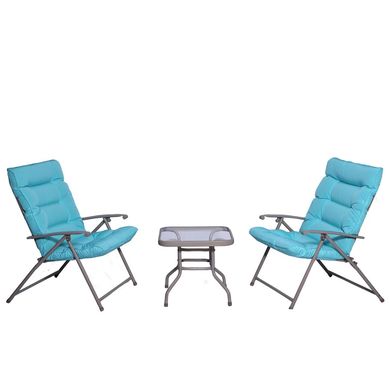 Conjunto de Varanda So Paulo 3 Peas Aqua