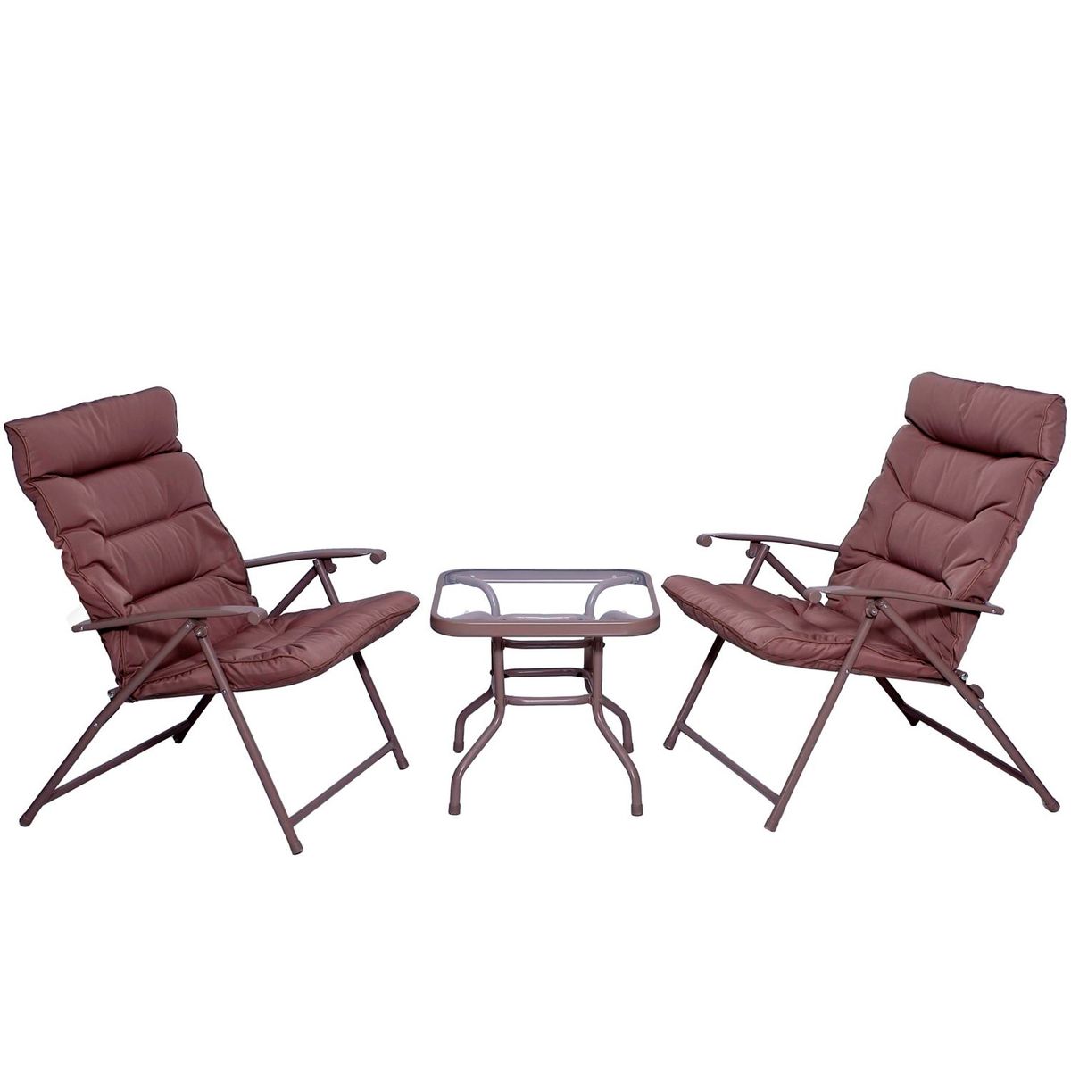 Conjunto de Varanda São Paulo 3 Peças Taupe, marca Just Home Collection - Foto Principal