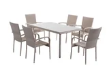 Conjunto de Jantar Pipa 7 Peças Ratan Pe Home Collection Garden