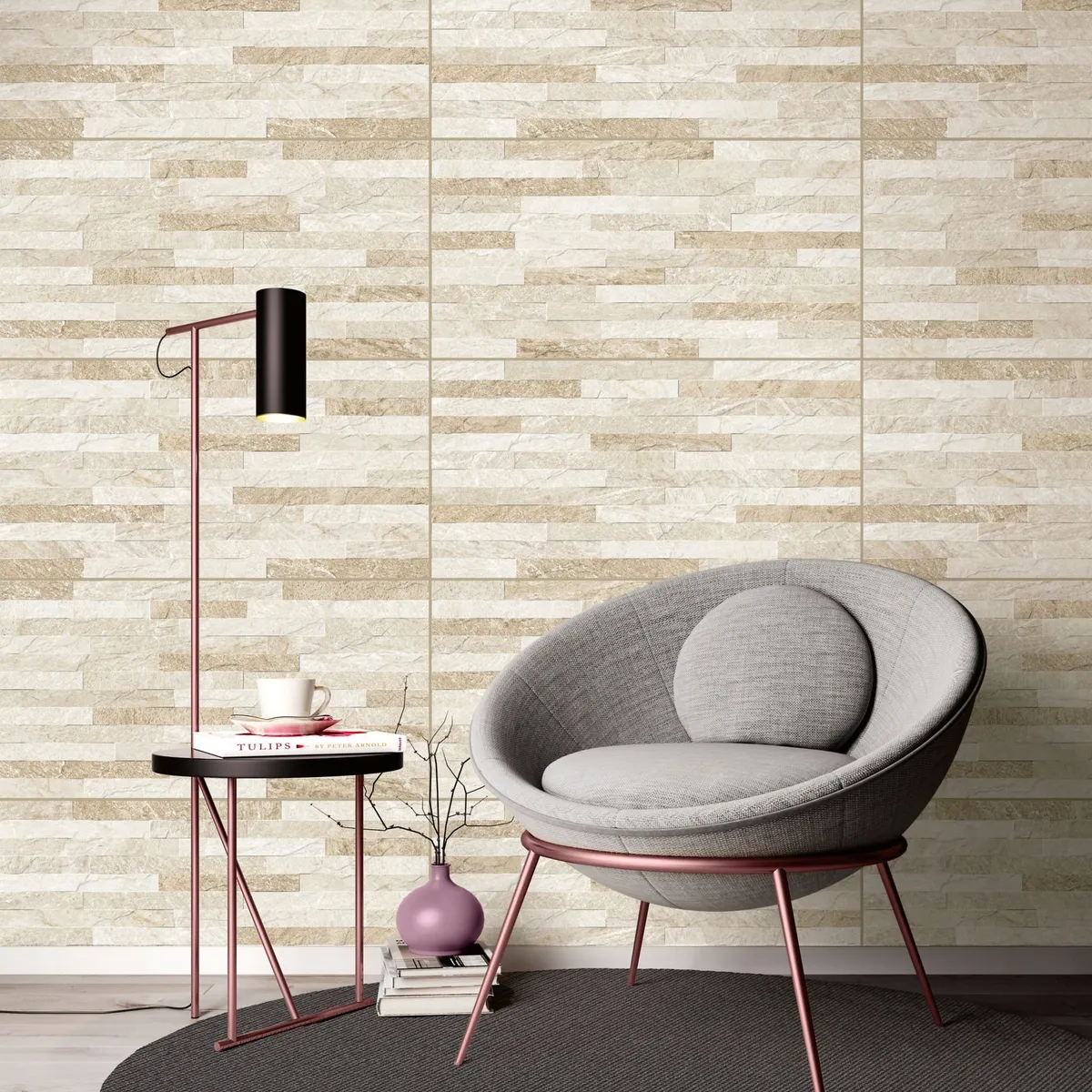 Revestimento Fioranno Hd Cagliari Beige Plus 38X75 Cx2,00M, marca Carmelo Fior - Foto Principal