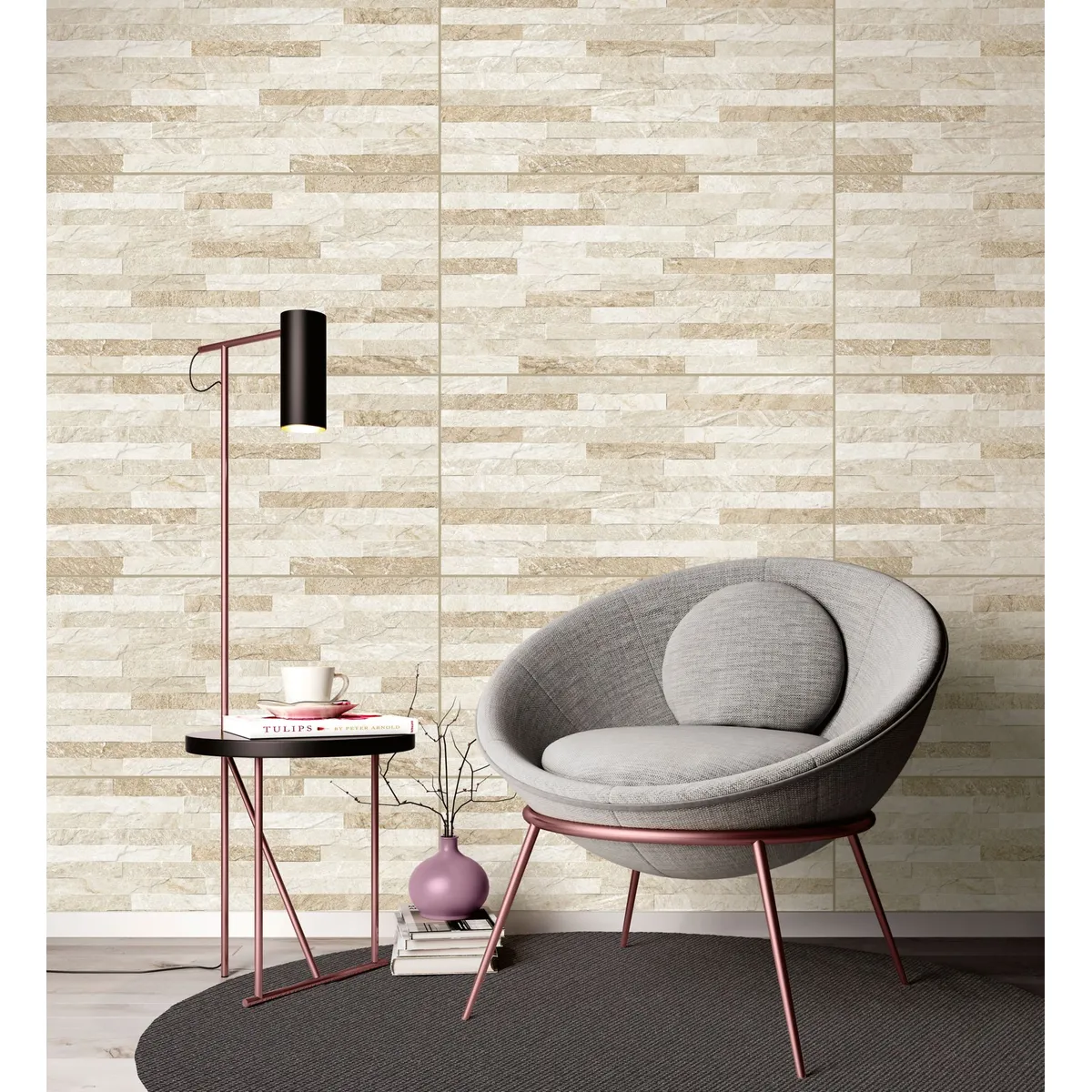 Revestimento Fioranno Hd Cagliari Beige Plus 38X75 Cx2,00M, marca Carmelo Fior - Foto Principal